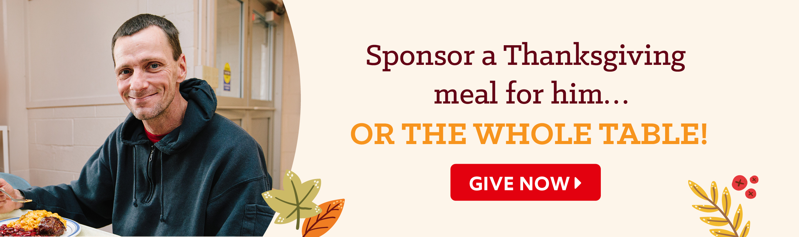 Sponsor a Thanksgiving Meal